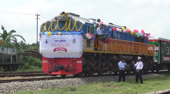 কুমিল্লার লাকসাম- আখাউড়া ব্রড গেজ ও ডুয়েলগেজ ডাবল লাইন উদ্বোধন