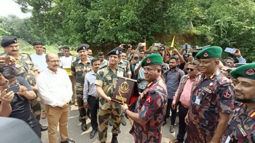 কুমিল্লা-ফেনী সীমান্ত পরিদর্শন করেছেন বিজিবি মহাপরিচালক