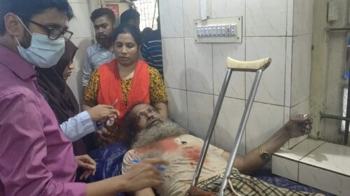 দাউদকান্দিতে জমি নিয়ে বিরোধে হামলা বাড়ি ঘর ভাংচুর