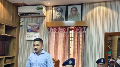 দাউদকান্দিতে সাংবাদিকদের সাথে নবাগত এএসপি ও ওসি’র মতবিনিময়