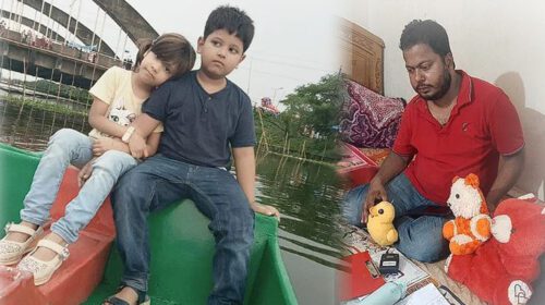 ডেঙ্গুতে দুই ছেলে–মেয়েকে হারিয়ে শোকে স্তব্ধ বাবা-মা