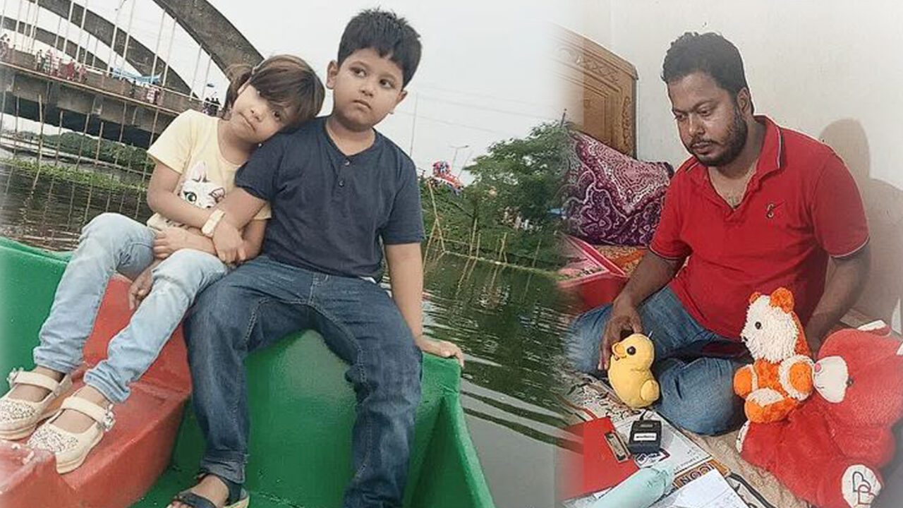 ডেঙ্গুতে দুই ছেলে–মেয়েকে হারিয়ে শোকে স্তব্ধ বাবা-মা