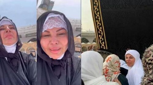 কাবাঘরের সামনে কান্নায় ভেঙে পড়লেন রাখি সাওয়ান্ত