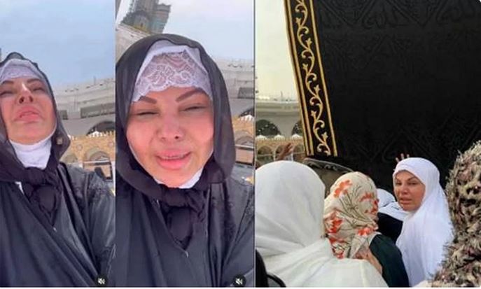 কাবাঘরের সামনে কান্নায় ভেঙে পড়লেন রাখি সাওয়ান্ত