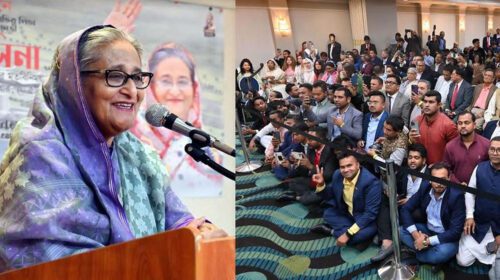 আওয়ামী লীগ ক্ষমতায় না থাকলে দেশ অন্ধকারে ফিরে যাবে: প্রধানমন্ত্রী