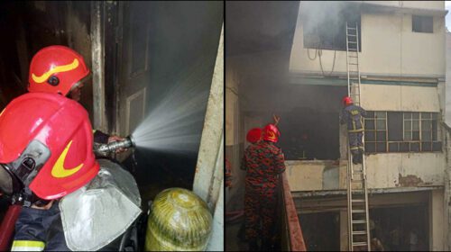 লালবাগে মিষ্টির দোকানে ভয়াবহ আগুন, নিয়ন্ত্রণে ৯ ইউনিট
