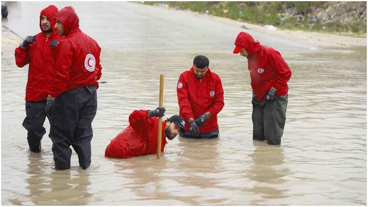 লিবিয়ায় ভয়াবহ ঘূর্ণিঝড়-বন্যায় ১৫০ জনের প্রাণহানি
