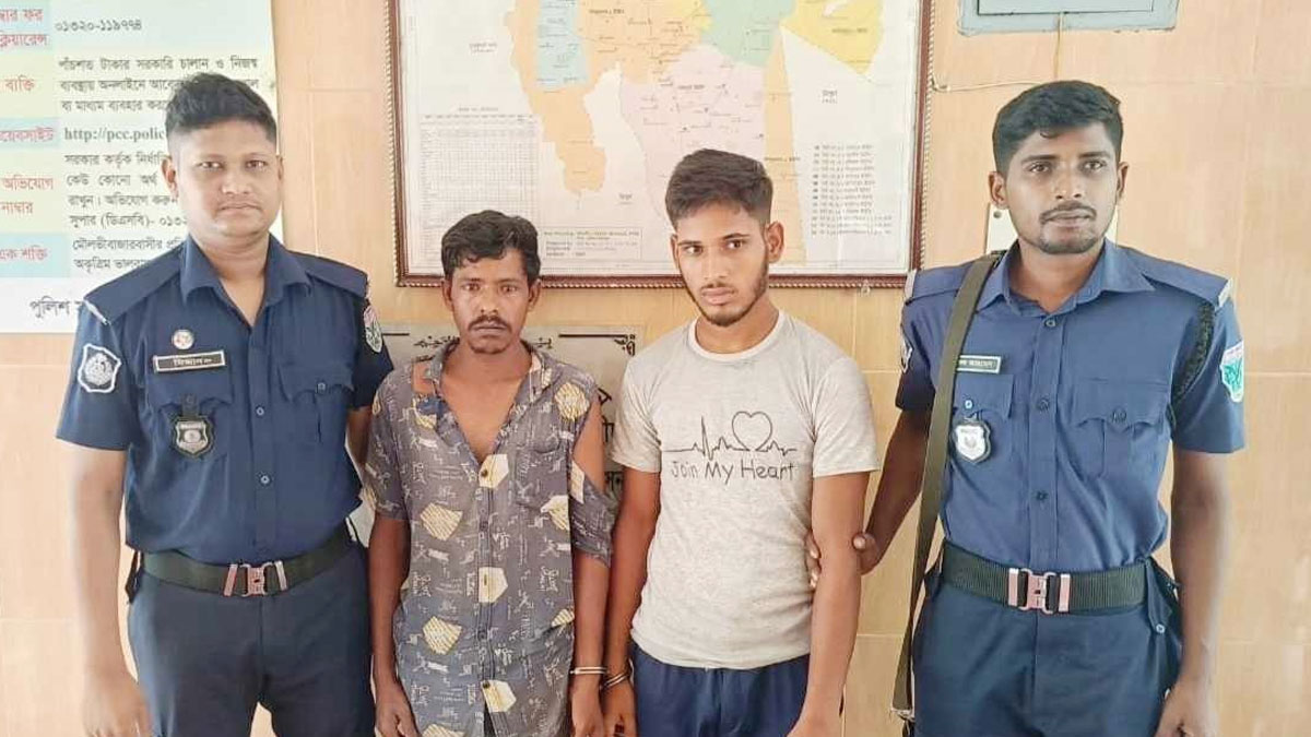 ৬৫ বছরের বৃদ্ধাকে ধর্ষণের অভিযোগে গ্রেপ্তার দুই যুবক