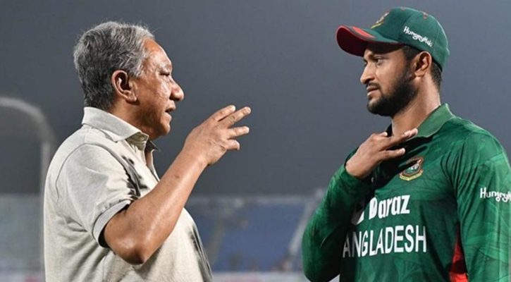 মাঝরাতে পাপনের বাসায় বৈঠকে হাথুরু-সাকিব