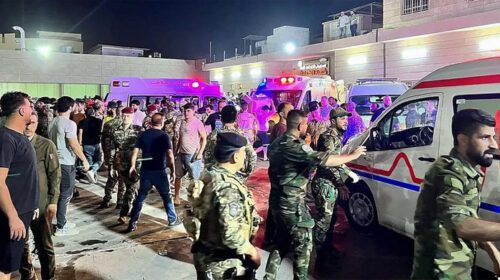 ইরাকে বিয়ের অনুষ্ঠানে ভয়াবহ অগ্নিকাণ্ড, নিহত ১০০