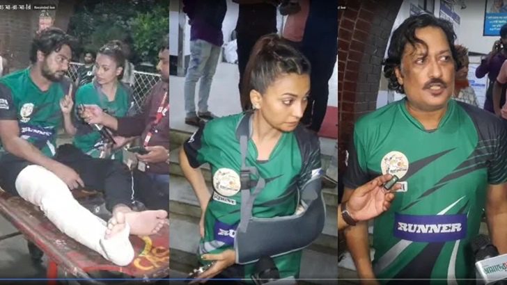 সেলিব্রিটি ক্রিকেট লিগে মারামারি, ৬ জন আহত