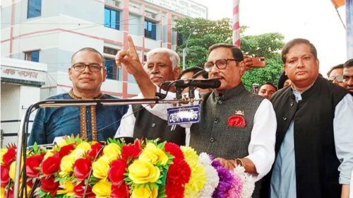 জানুয়ারির প্রথম সপ্তাহে খেলা হবে : ওবায়দুল কাদের