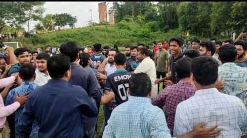 কুবিতে ফুটবল খেলাকে কেন্দ্র করে ছাত্র-শিক্ষক দ্বন্দ্ব