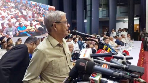 দিল্লি কি বলে দিয়েছে জোর করেই নির্বাচন ঘোষণা করে দাও: মির্জা ফখরুল