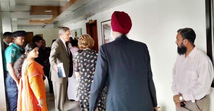 স্বরাষ্ট্র মন্ত্রণালয়ে বৈঠকে মার্কিন প্রাক-নির্বাচনী পর্যবেক্ষক দল