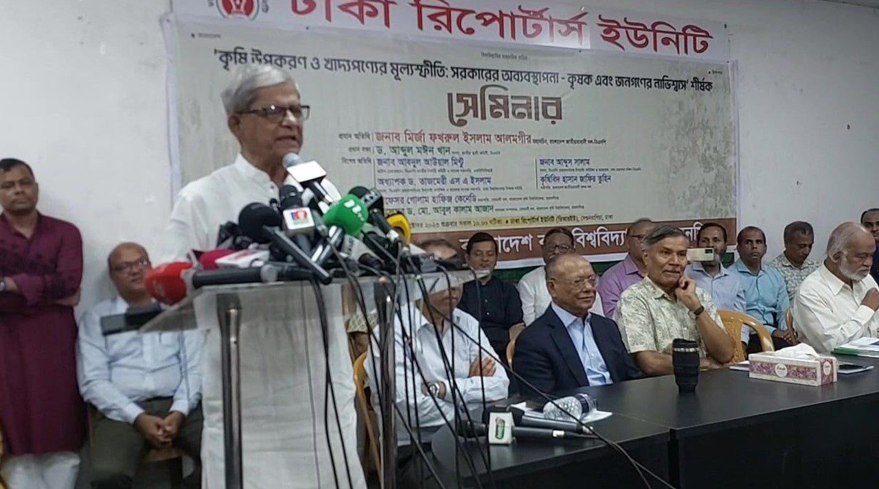 সরকার পতনে আর কয়েকটা দিন আছে: ফখরুল