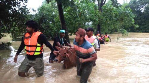 কুমিল্লায় বন্যায়