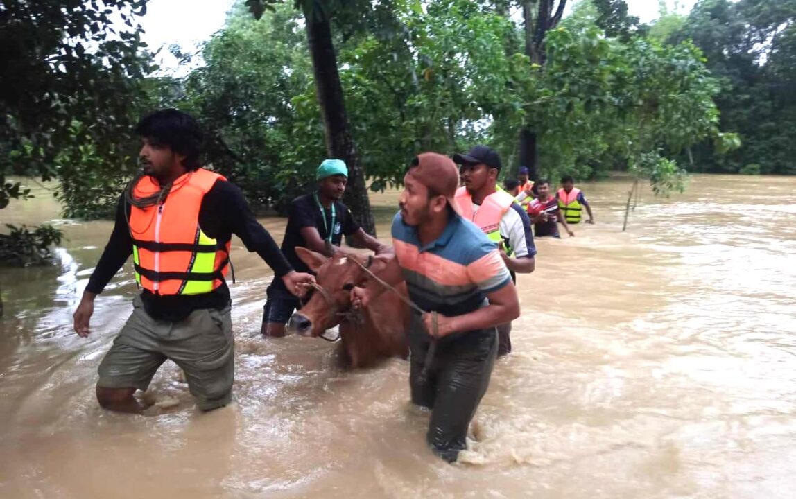 কুমিল্লায় বন্যায়